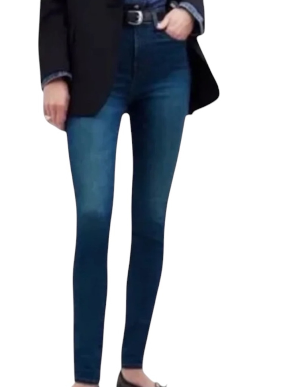 Madewell 10" High-Rise Skinny Jeans Alabara Wash Size 24 NWT